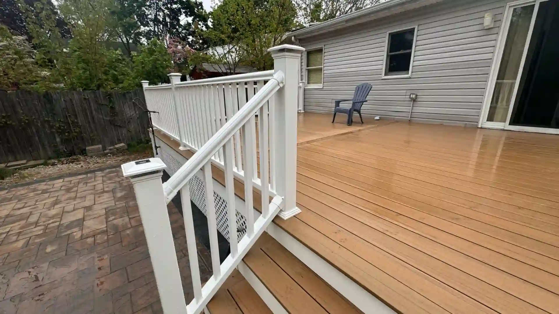 Expert carpenter working on deck restoration in Huntington Station